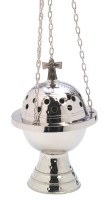 Thurible H 19 cm nickel plated