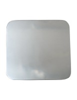 Edelstahl poliert Plate stainless steel polished 14x14 cm