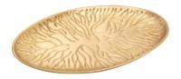 Messing matt Piattino ovale 18x9 cm opaco