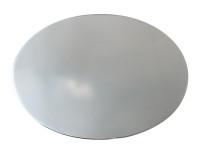 Edelstahl poliert Plate stainless steel polished 20,5x14 cm