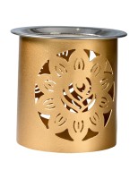 Eisen gold Incense burner, iron, gold H 8 cm