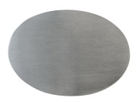 Edelstahl matt Plate stainless steel matt 20,5x14 cm