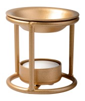 Eisen gold Incense burner, iron, gold plated H 7 cm