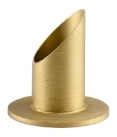 Alu gold Portacandela Alluminio dorato D 4 cm
