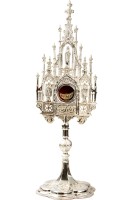 Monstrance silver plated H 40 cm