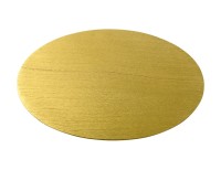 Alu gold Teller oval Alu gold 20,5x14 cm