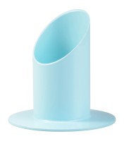 Eisen babyblau Candlestand light blue D 5 cm