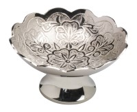 Incense bowl nickel plated D 6 cm