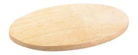 Holz natur Coaster wood natural oval D 17x12 cm
