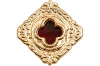 gold Pocket Reliquary gold plated D 6 cm