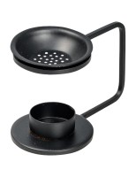 Eisen schwarz Incense burner, iron, black H 8,5 cm