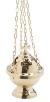 Messing Thurible w/cross H 15 cm