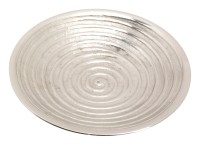 Spiral-Teller vernickelt D 10 cm