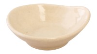 Cuenco para incienso de cerámica blanca D 8,5 cm