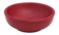 Speckstein rot Incense bowl red D 10 cm