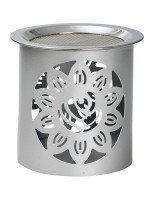 Eisen silber Incense burner, iron, silver H 8 cm