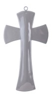 Metall anthrazit Croce su parete antracite H 20 cm