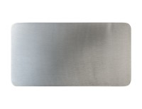 Edelstahl matt Plate stainless steel matt 30x16 cm